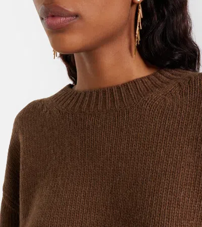 Nili Lotan Josepha Wool Sweater In Brown
