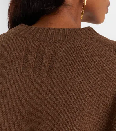 Nili Lotan Josepha Wool Sweater In Brown