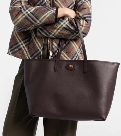 Burberry Bloomsbury Medium Reversible Tote Bag In Brown