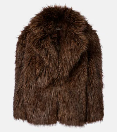 Magda Butrym Cropped Jacket In Brown