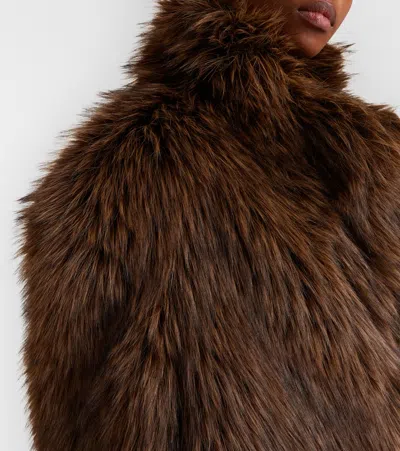 Magda Butrym Cropped Jacket In Brown