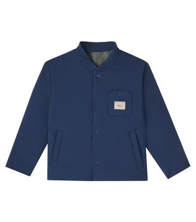 Bonpoint Laurent Reversible Technical Jacket In Blue