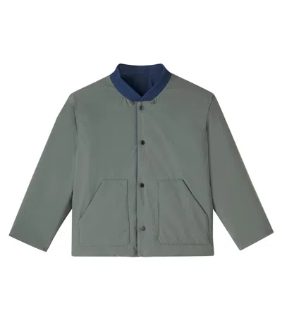 Bonpoint Laurent Reversible Technical Jacket In Blue