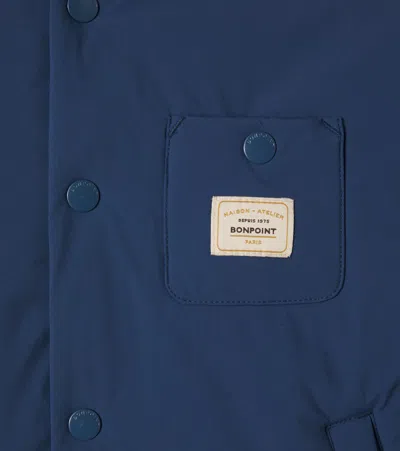 Bonpoint Laurent Reversible Technical Jacket In Blue