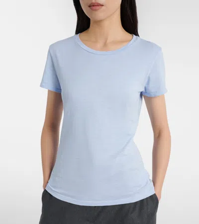Velvet Odelia Cotton T-shirt In Blue