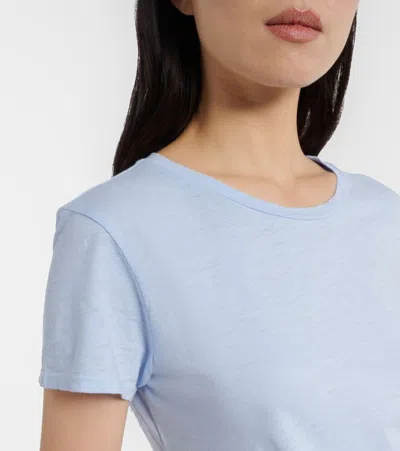 Velvet Odelia Cotton T-shirt In Blue