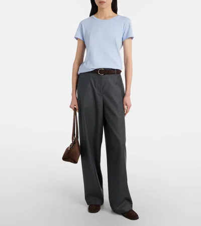 Velvet Odelia Cotton T-shirt In Blue