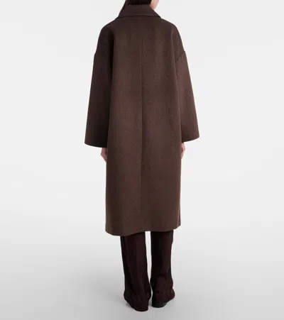 Velvet Lafayette Wool-blend Coat In Brown