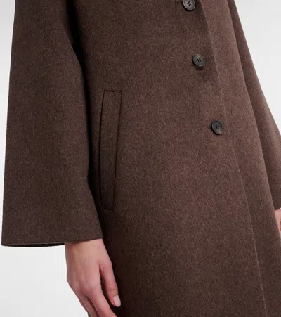 Velvet Lafayette Wool-blend Coat In Brown
