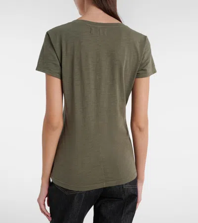 Velvet Lilith Cotton T-shirt In Green