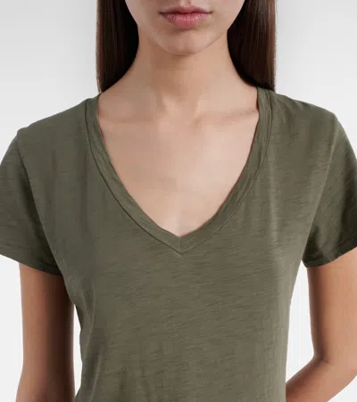 Velvet Lilith Cotton T-shirt In Green