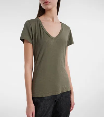 Velvet Lilith Cotton T-shirt In Green