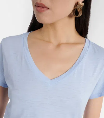 Velvet Lilith Cotton T-shirt In Blue