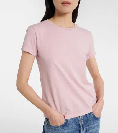 Velvet Sierra Cotton T-shirt In Pink