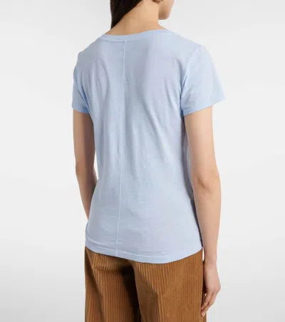 Velvet Lilith Cotton T-shirt In Blue