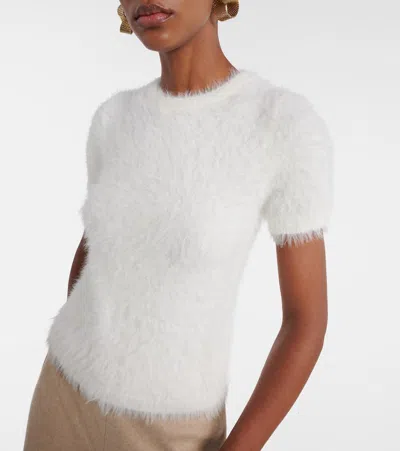 Velvet Kit Top In White