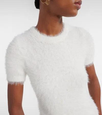 Velvet Kit Top In White