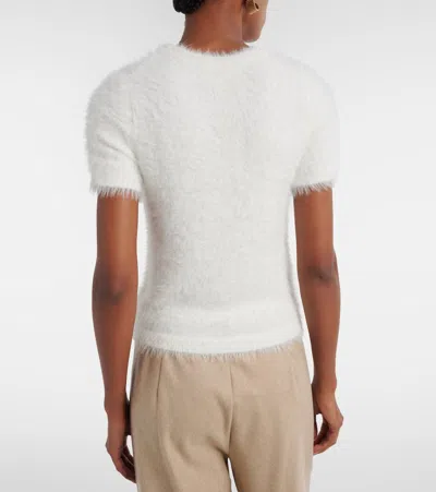 Velvet Kit Top In White