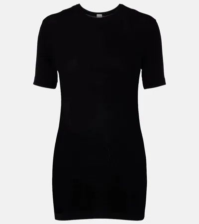 Totême Classic Minidress In Black