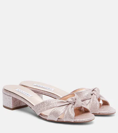 Aquazzura Nina 35 Sandals In Pink