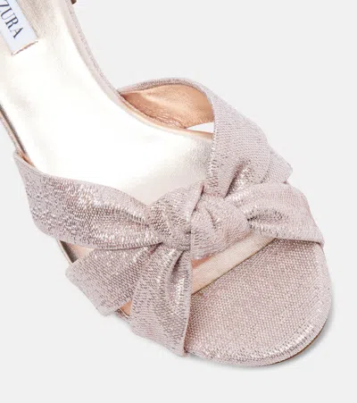 Aquazzura Nina 35 Sandals In Pink