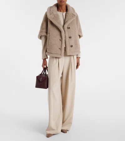 Aquazzura 50mm Suede Ankle Boots In Neutral