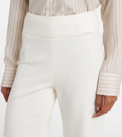 Veronica Beard Kalinda High-rise Wide-leg Pants In Neutral