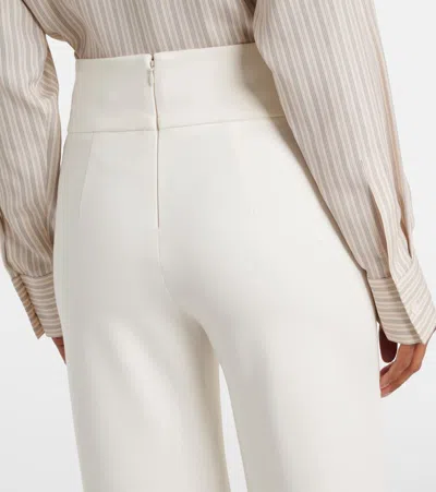 Veronica Beard Kalinda High-rise Wide-leg Pants In Neutral