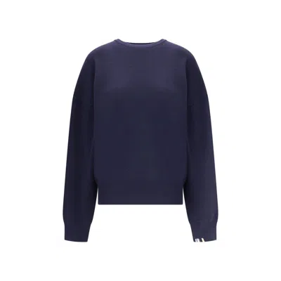Extreme Cashmere Blue Cashmere Cashmere Women's Sweater In Blue