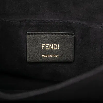 Pre-owned Fendi Navy Orange Leather Shoulder Bag ()