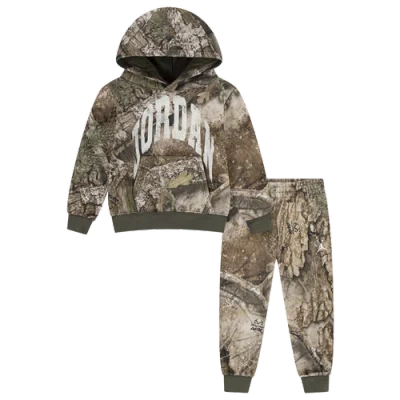 Jordan Boys   Mvp Realtree Hoodie Fleece Set In Green