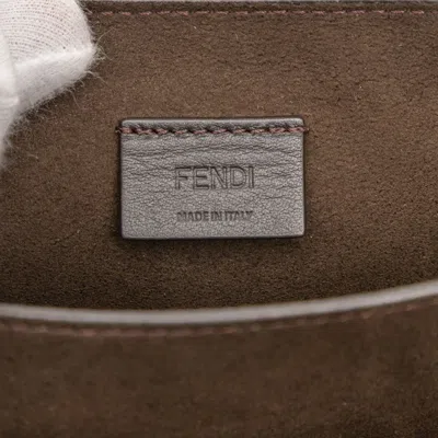 Pre-owned Fendi White Leather Shoulder Bag ()