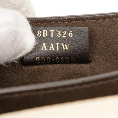 Pre-owned Fendi White Leather Shoulder Bag ()