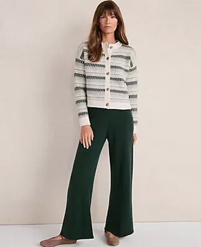 Ann Taylor Haven Well Within Wool Blend Fair Isle Cardigan In Multi