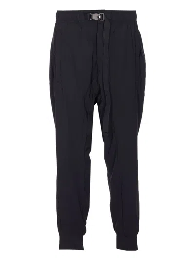 Thom Krom Metallised Cotton Trousers In Black
