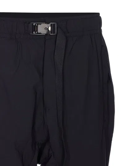 Thom Krom Metallised Cotton Trousers In Black