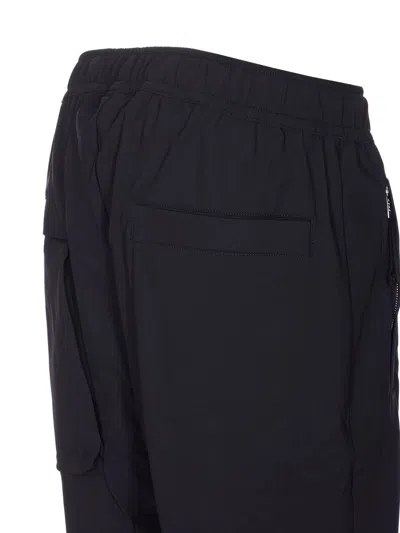 Thom Krom Metallised Cotton Trousers In Black