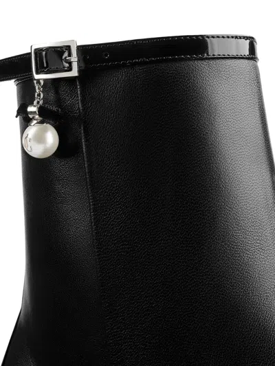 Jimmy Choo Andry 60 Leather Ankle Boots In Black