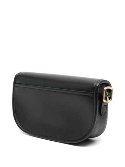 Bally Leather Crossbody Bag In Black