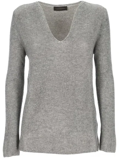 Lorena Antoniazzi Sweaters In Gray