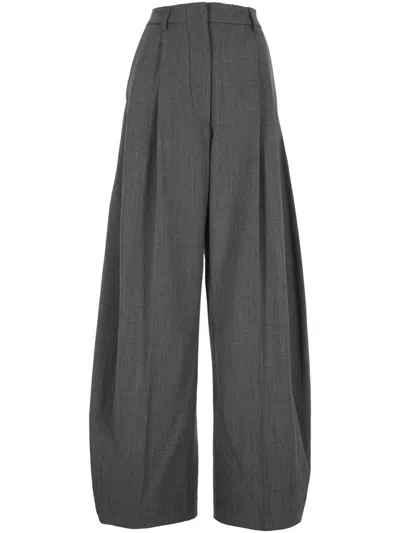The Latest Pleated Front Trousers In Gray