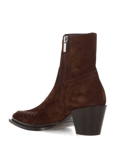 Jimmy Choo 60mm Cece Pointed-toe Boots In Brown