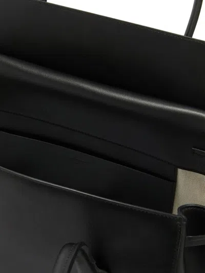 Jil Sander Small Voyage Shoulder Bag In Black