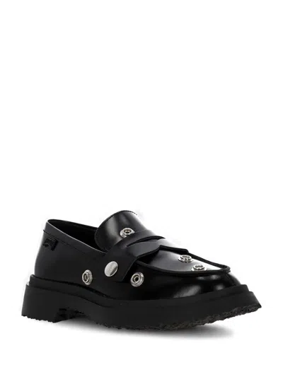 Camper Flat Shoes In Black