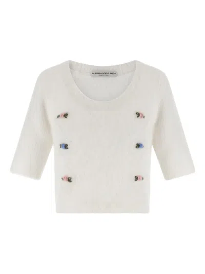 Alessandra Rich Sweaters In White