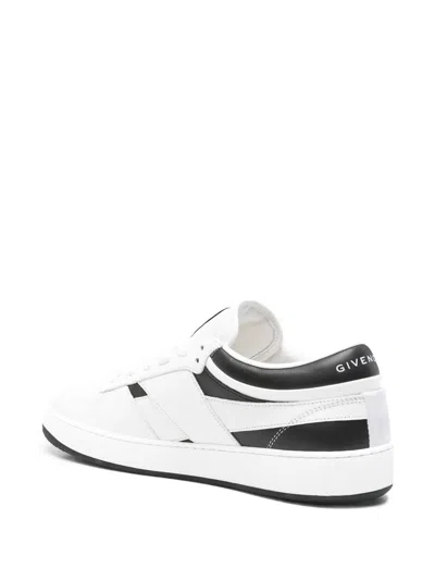 Givenchy G Move Low-top Leather Sneakers In White