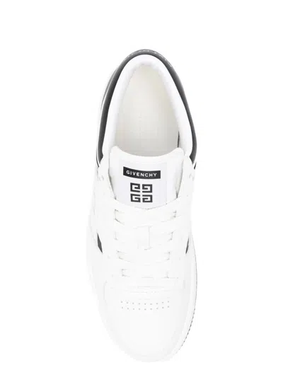 Givenchy G Move Low-top Leather Sneakers In White