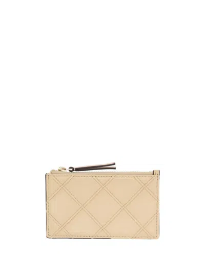 Tory Burch Fleming Wallet In Neutral