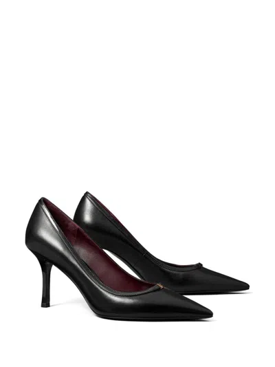 Tory Burch Double T Buckle Pump In Black