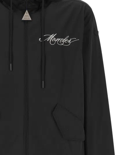 Moncler Hooded Jacket In Black